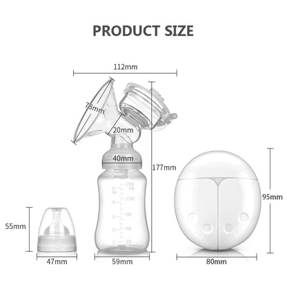 Extractor De Leche Materna Doble Bomba